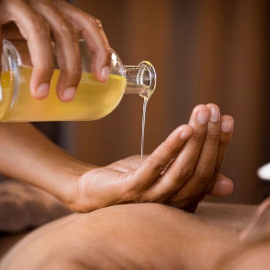 Masaje relajante + Aceites esenciales